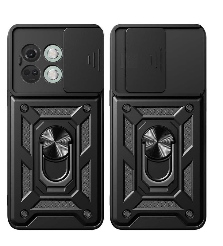 SmartLike Robot Ring Thunder Case, Shockproof Hybrid Kickstand Back Case Defender Cover for OnePlus 11R 5G / One Plus 11R / 1+11R 5G - Black (Sliding Camera Window) (B0CQXTQ6ZD) Amazon Price History, Amazon Price Tracker