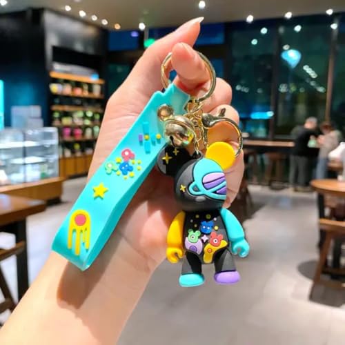 Image of GEOCARTER Teddy Bear Keyring | Cute Keychain for Bags & Keys