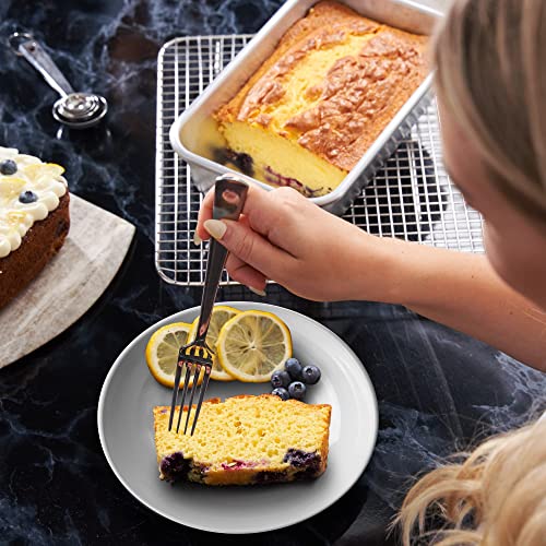 Ultra Cuisine Aluminum Loaf Pan For Baking Bread - 9.5X5 Inch Loaf Pan, 1Lb - Easy Clean, Quality, Durable Bread Tin - Commercial Aluminum Bread Pan For Baking Banana Bread, Cakes, Casseroles, Loaves #TOP7