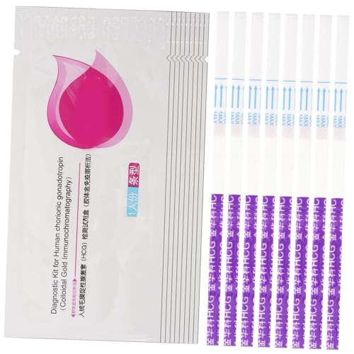 PACKOVE 20 pezzi Strisce Test Gravidanza Preciso e Affidabile per Rilevamento Precoce Femminile con di Controllo Materiali Sicuri e Uso Semplice per Monitoraggio Discreto