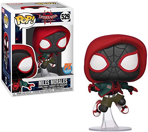 Funko Pop! Marvel: Spider-Man Into The Spiderverse: Casual Miles Morales Vinyl Figure, Multicolor, Standard
