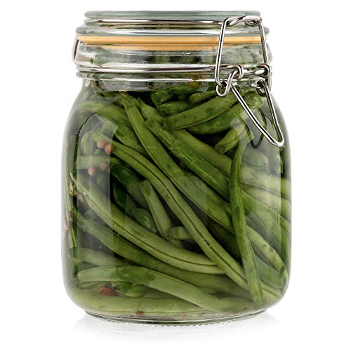Galashield 32 Oz Glass Jars With Lids Food Storage Jars With Airtight Lids Leak Proof Glass Canisters Kitchen Jars