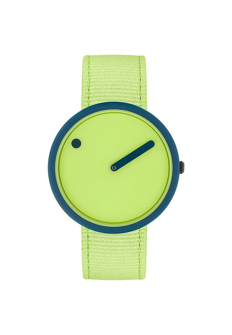 Picto Reloj analógico unisex de cuarzo 32020961, verde claro, talla única, Correa