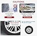 AutoChoice Emergency Snow Chains, Tire Chains with Thickened Manganese Steel for Car Truck SUV in Ice, Sand and Mud(6 Packs, Tire Width 235-285mm)