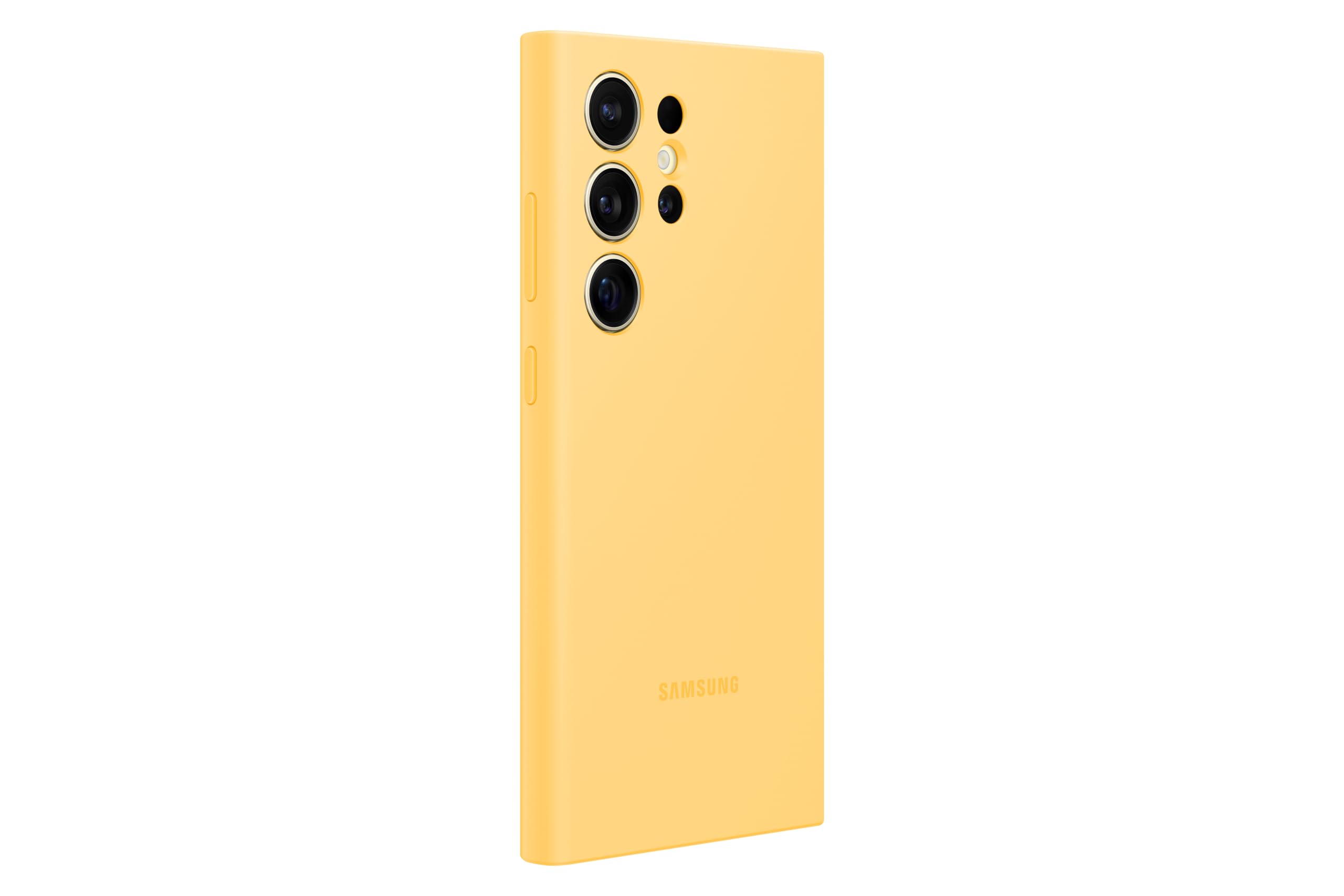 Galaxy S24 Ultra イエロー Samsung Galaxy S24 Ultra 5G Silicone Case, Yellow : Amazon.in