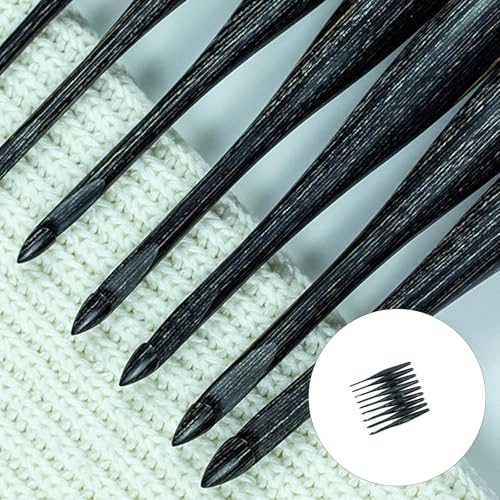 Agujas de ganchillo de madera ergonómicas y artesanales para tejer con total comodidad 3