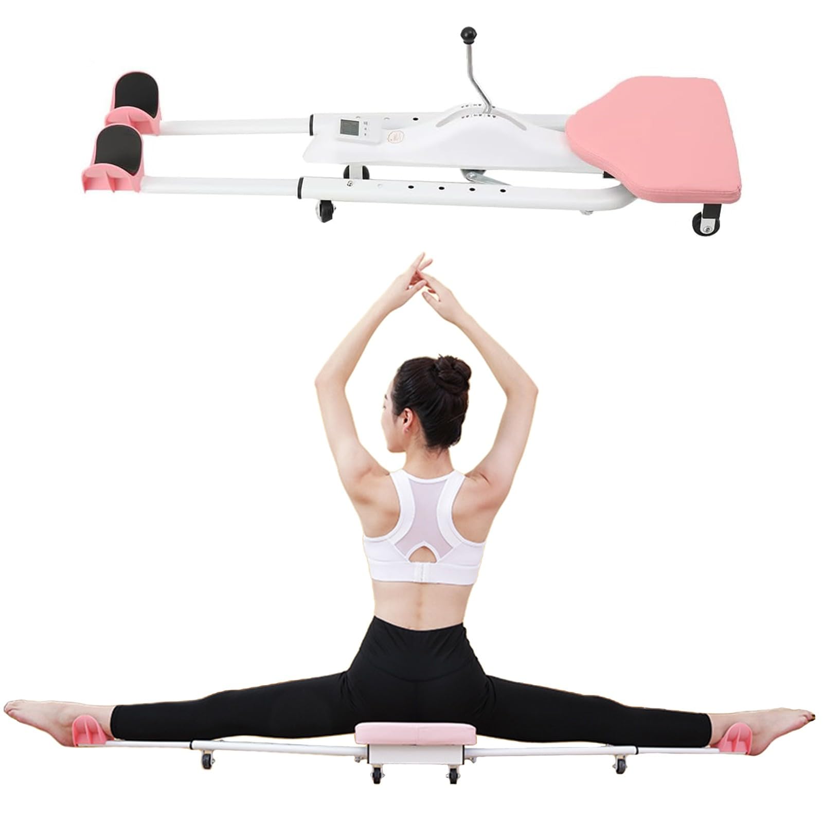 Macchina per allungare le gambe pieghevole, macchina per allungare le gambe per impieghi gravosi, versatile, flessibile, per casa e palestra.