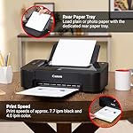 Canon TS202 Inkjet Photo Printer, Black (USB Required, not Included) - Image 3