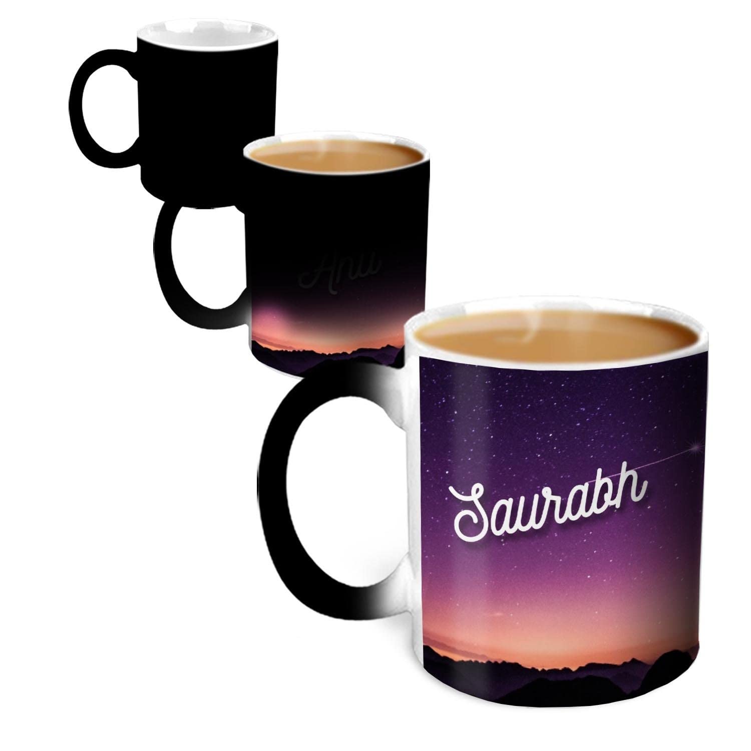 Hot Muggs® You're the Magic… Saurabh Magic Mug Personalised Name Ceramic, 315ml, 1 Unit