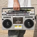 Classic 80s Style Retro boombox CD Tape Player,Retro Bluetooth Cassette Player with Fm and Dab+ Radio,USB Recording,Cassette Player Radio,Cassette Recorder for Family Gathering Travel
