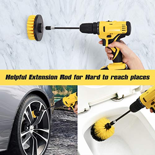 Shieldpro Drill Brush Attachment Set, Power Scrub Brush For Cleaning thumb #4