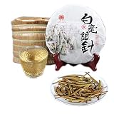 通用 357g Pu erh Roher Tee Weiße Silbernadel Alter Tee Alter Baum Einzelne Knospe Gesunde Pflege