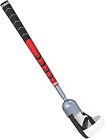 Vista 1 de DGPCT VR Golf Club Attachment for Oculus Quest 2, Aluminum VR Golf Club Handle Compatible with MetaOculus Quest 2, Realistic Rubber Grip, Red