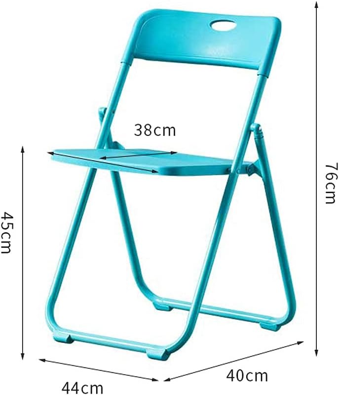 Simple Folding Chair Home Back Office Conference Training Outdoor Plastic Adult High Stool