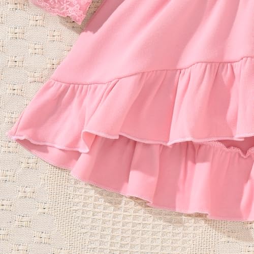 Image of fioukiay Toddler Girls Fall Winter Outfit 18 Months - 6T