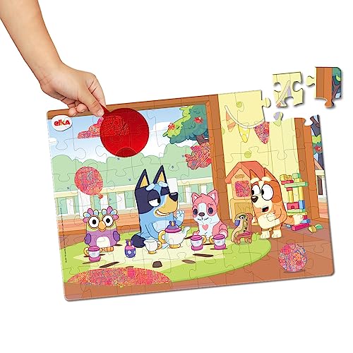 Puzzle Play 60 peças - Lente Mágica - Bluey