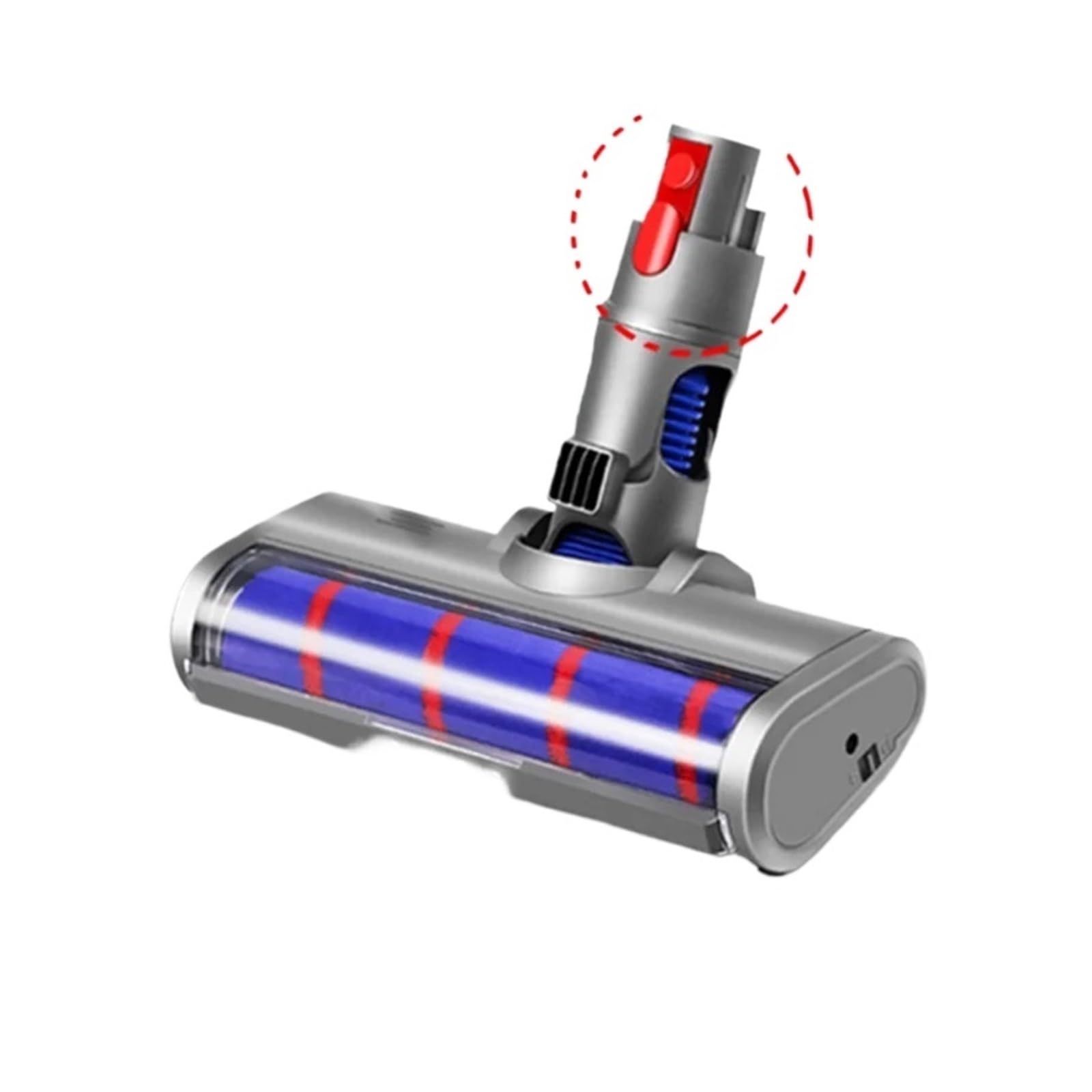 Cabezal De Rodillo Barredor Suave for Aspiradora, Compatible Con Dyson, V7, V8, V10, V11, Herramienta Motorizada Con Cabezal De Cepillo for Suelo