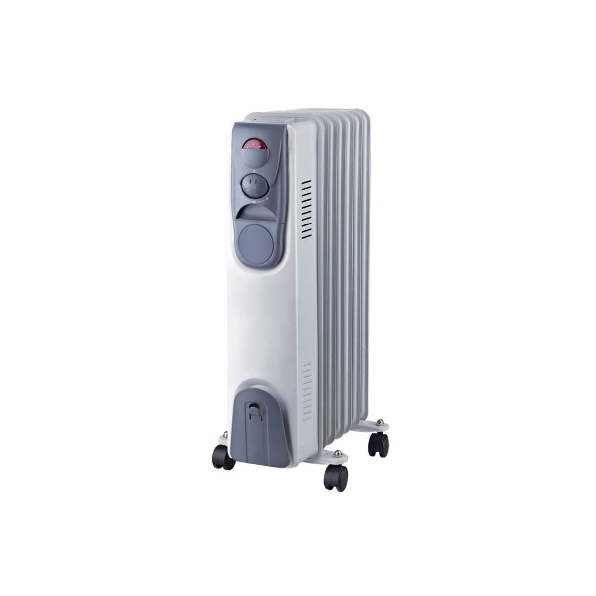 Radiatore In Metallo Ad Olio Niklas 7 Elementi 1500watt 230 Volt Con Ruote