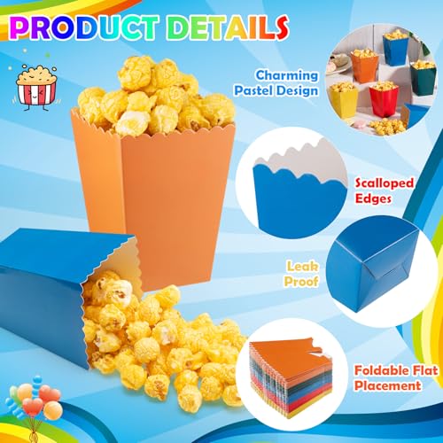 Seaux à popcorn réutilisables boîtes à maïs soufflé pour anniversaire