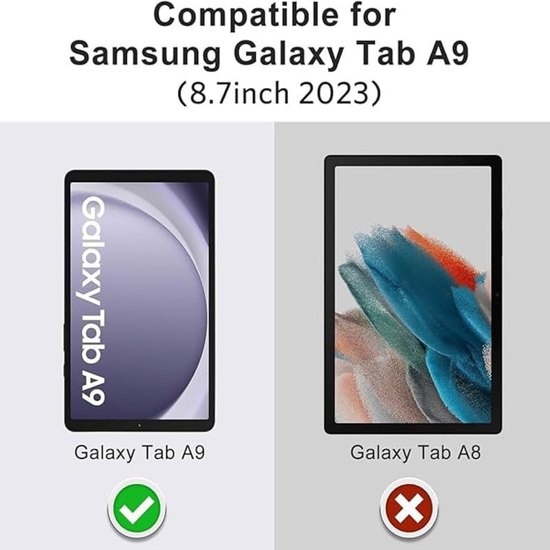 Image of Unbreakable Screen Protector Guard for Samsung Galaxy Tab A9 8.7 inch Tablet, |1 Pack| 9H Flexible PET Film, HD Clear, Anti-Scratch, Bubble-Free (Not a Tempered Glass)