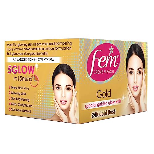 Image of Fem Fairness Naturals Gold Skin Bleach, 64g
