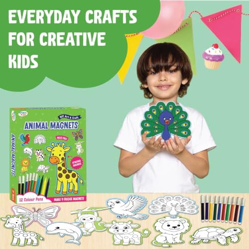 Image of SparkLPlay Coloring Kit. Art & Craft for Kids. 9 DIY Activities. Age 3+