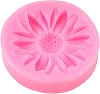 Vista 6 de Molde de silicona para crisantemo, moldes de fondant de girasol para decoración de pasteles de flores, decoración de cupcakes, caramelo
