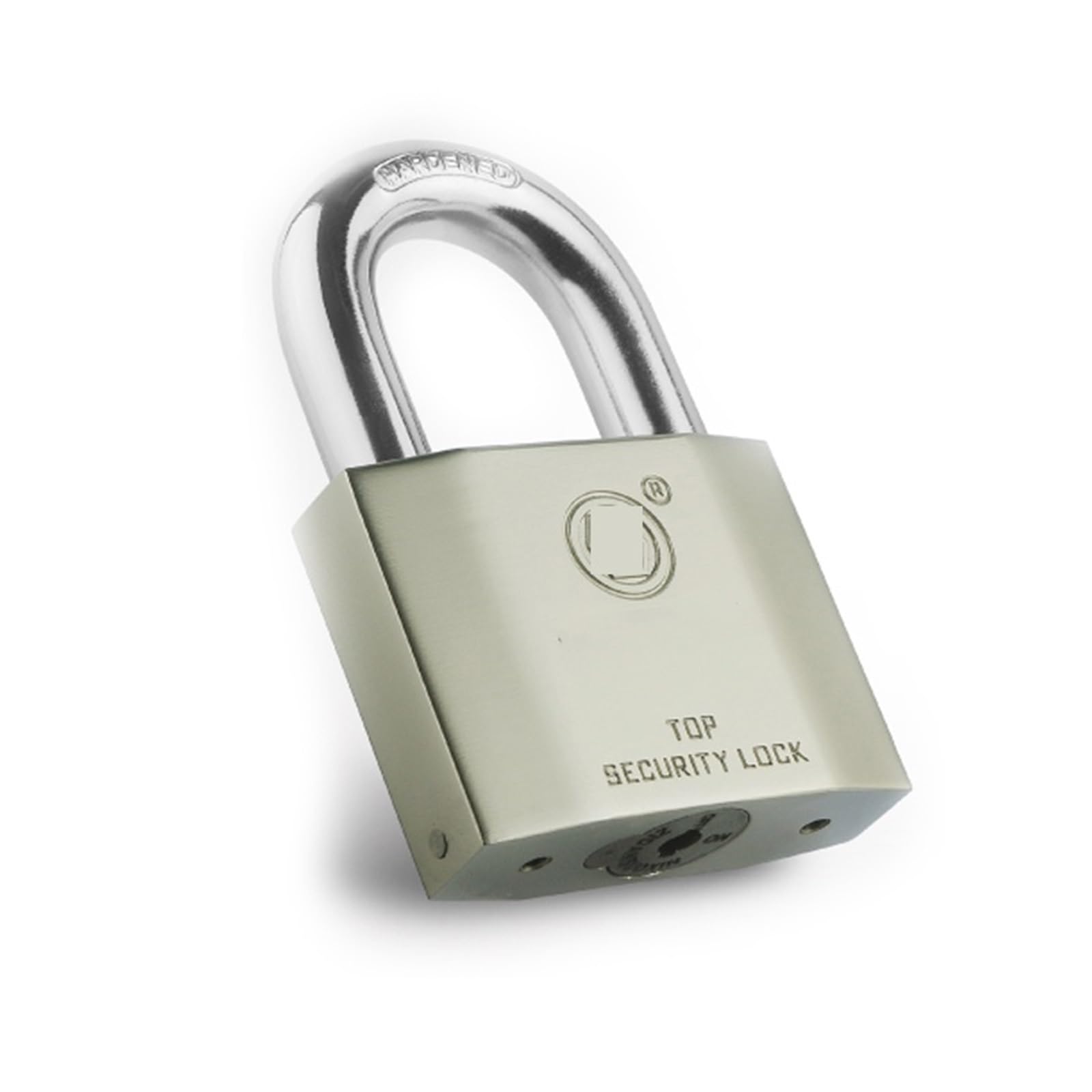 Cadenas antivol argent B7 50 en acier inoxydable pour valise et porte