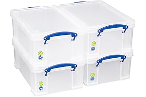 Really Useful Storage Box - 9 Litre (Pack of 4)