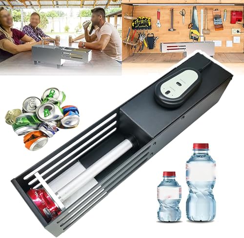 ZXNANA Elektrischer Dosenzerkleinerer für Standarddosen von 160–500 ml + Plastikwasserflaschen von 250–350 ml, Steuerung über Steuerung ZXNANA Elektrischer Dosenzerkleinerer für Standarddosen von 160–500 ml + Plastikwasserflaschen von 250–350 ml, Steuerung über Steuerung