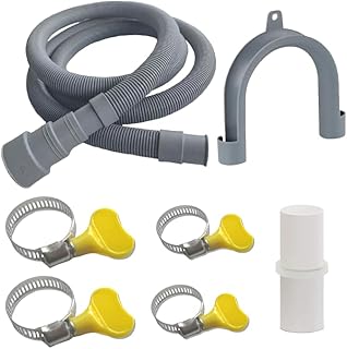 10-foot，universal drain hose for washing machines, suitable for LG/GE/Samsung and washing machines/dishwashers, portable sink and dehumidifier tubes, flexible drain hose 1-1/2 inch drain pipe opening