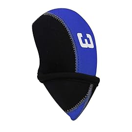 Craftsman Golf 11pcs/Set Neoprene Iron Headcover Set with Large No. for All Brands Callaway,Ping,Taylormade,Cobra Etc. (Blue & Black)