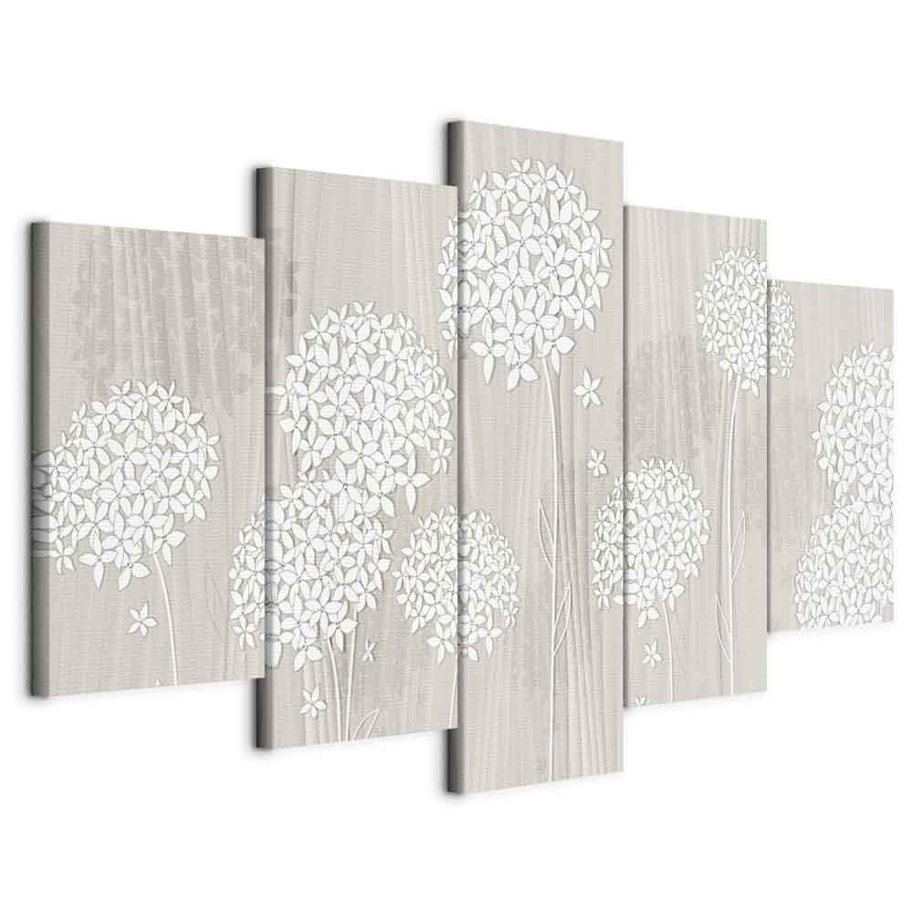 Cuadros B&D XXL - Cuadro en Lienzo 200x100 cm 5 piezas - Impresión en material tejido no tejido cuadros decoracion salon modernos lienzos decorativos dormitorios - b-C-0020-b-m