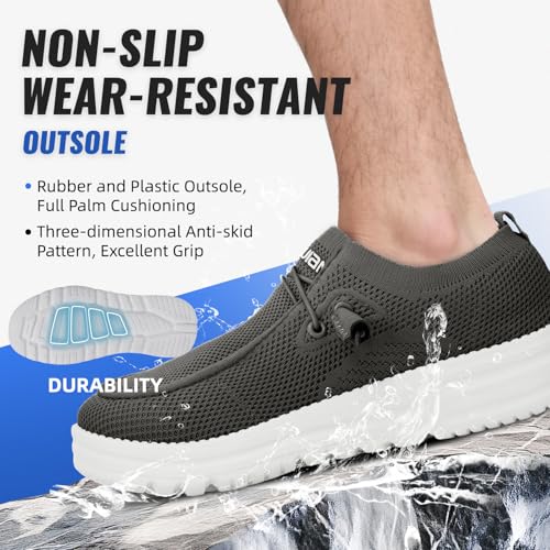 Image of Furuian Steel Toe Shoes for Men Low-top Safety Work Shoes for Men Lightweight Steel Toe Sneakers Comfortable Canvas Work Loafers Zapatos De Trabajo para Hombres
