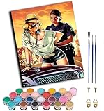【Cadeaux pour la maison 】 cette peinture à l'huile par numéros est un cadeau idéal pour les adultes, les débutants, les enfants et les étudiants. Chacun peut devenir artiste. Un excellent choix de cadeau unique, même pour les personnes âgées. Idéal pour l'éducation, il aidera les enfants à développer leur intelligence et à s'intéresser au dessin.