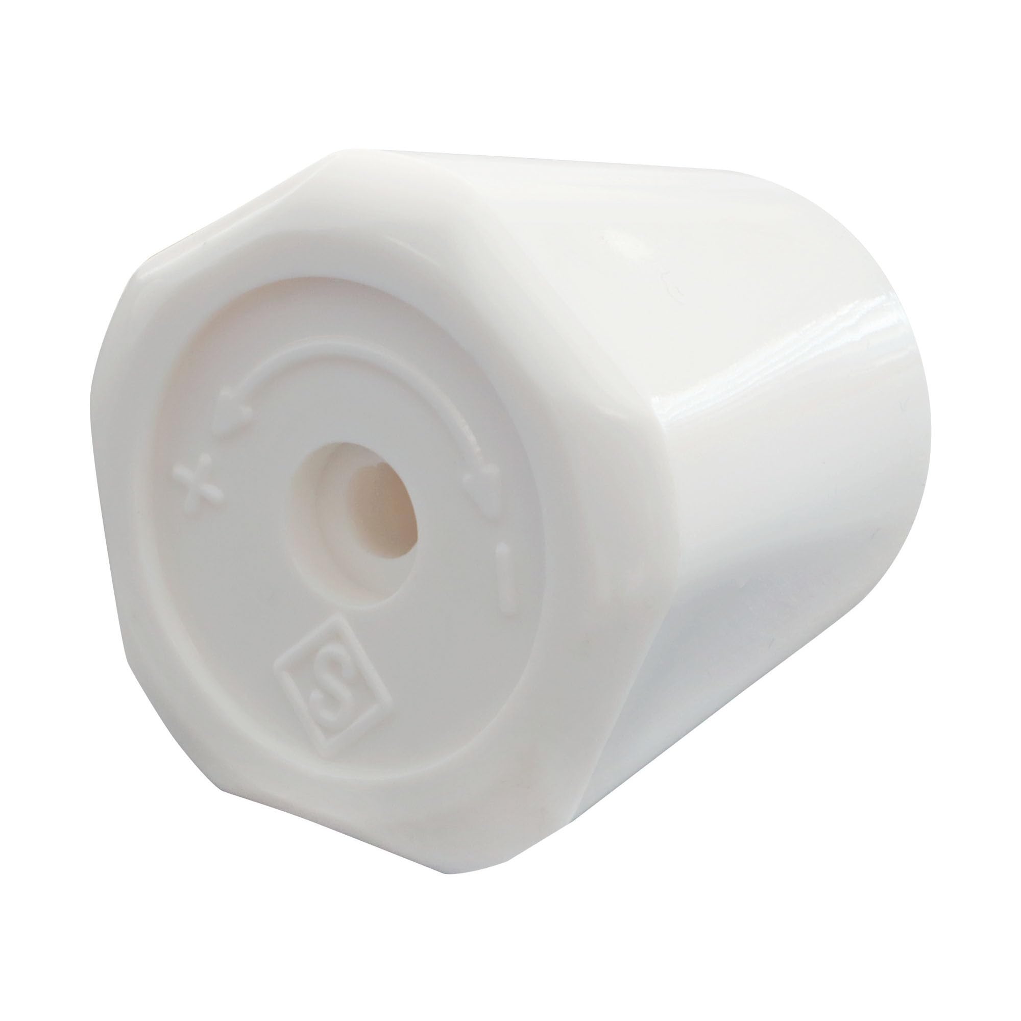 SOMATHERM FOR YOU, quadratischer 6 mm Handgriff, ergonomisches, modernes Design, kompatibel mit vielen Wasserhähnen, einfach zu installieren, Farbe: schwarz, Größe: 6 mm