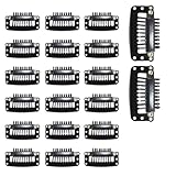 barrette extension cheveux pas cher Utilisation polyvalente : parfait pour attacher ou coudre des perruques, des extensions de cheveux et des extensions de dreadlocks. Un accessoire indispensable pour les extensions de cheveux naturels et les chignons professionnels