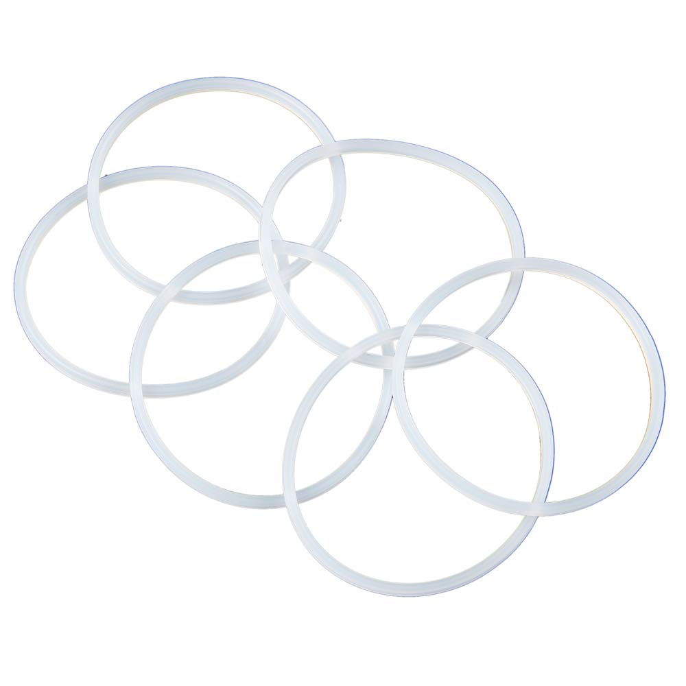SMTHOME6PCS Replacement Rubber Seal Ring Gaskets For Magic Bullet Flat/Cross Blade