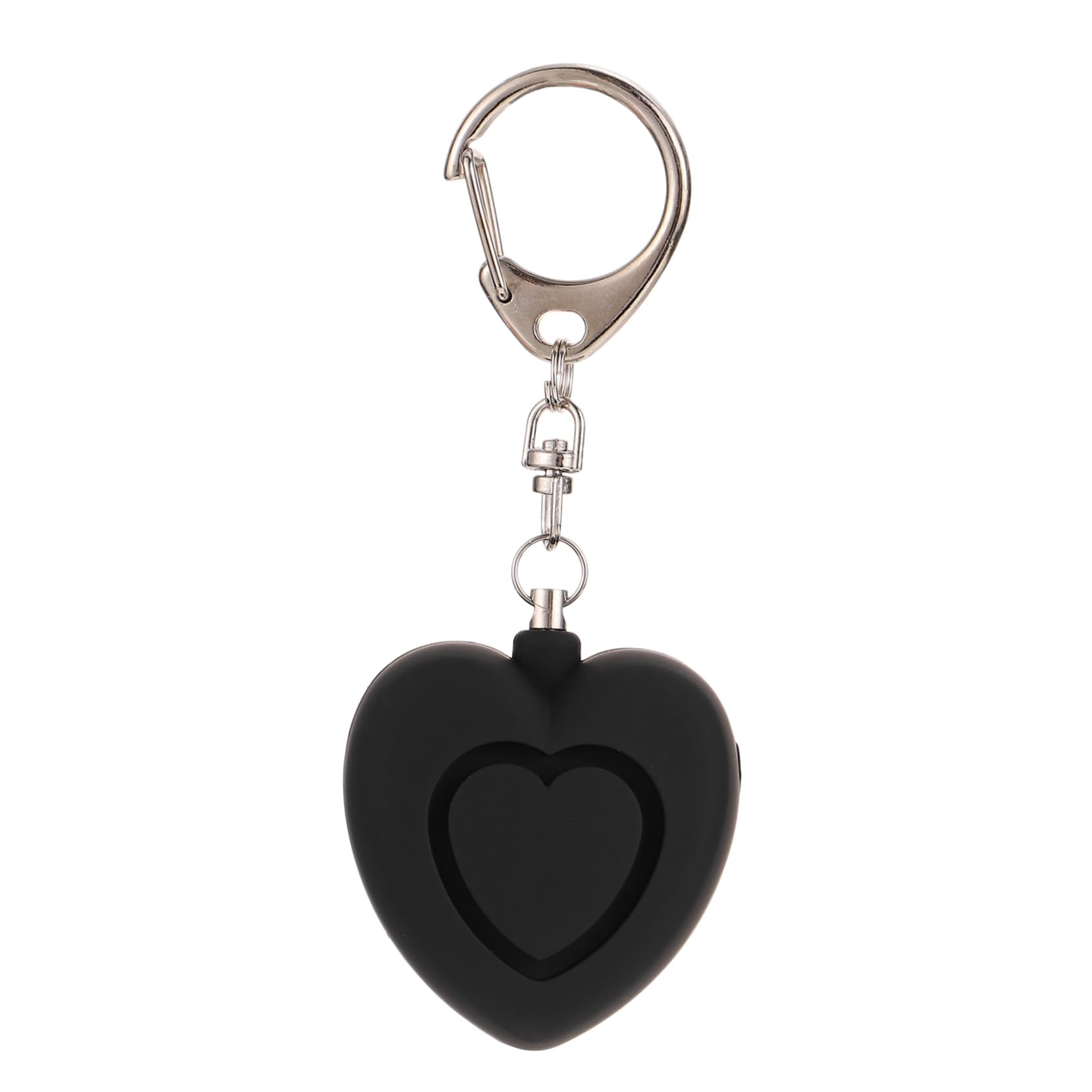 SHINEOFI Alarma Personal con Luz LED en Forma de Corazón para Mujeres y Niños, Llavero Portátil de Emergencia, Compacta y Segura para Correr, Viajar y Actividades al Aire Libre, Color