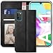Produktbild YATWIN Handyhülle Samsung Galaxy A41 Hülle +1 Stück Panzerglas Schutzfolie, Klapphülle Samsung A41 Premium Leder Brieftasche Schutzhülle [Kartenfach][Stand] Handytasche Case für Samsung A41, Schwarz