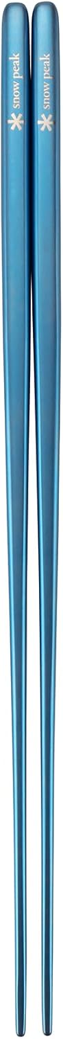 Snow Peak Titanium Chopsticks - Essential & Durable Camping Cutlery - Titanium Chopsticks with Carry Case for Convenient Storage & Packing - Utensils for Camping, HIking & Home - Purple