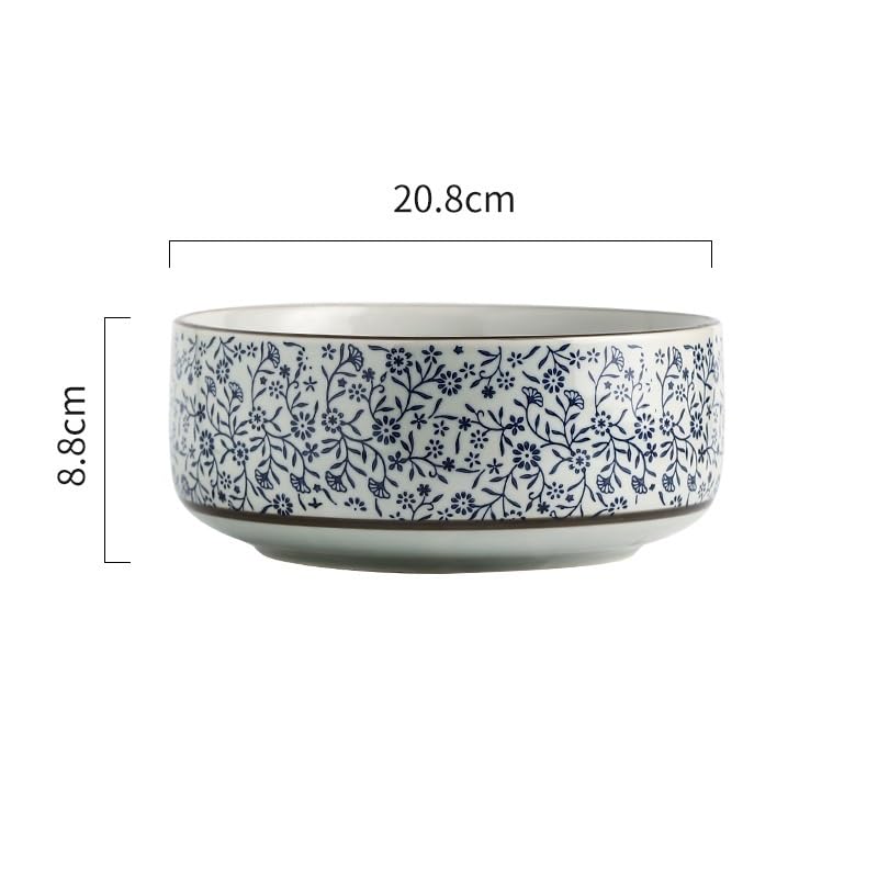 Miski do zupy ceramiczna duża miska do zupy restauracja miska deserowa prosta szeroka miska na makaron domowa miska na makaron miski obiadowe