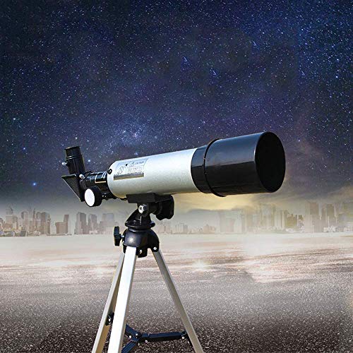 Teleskop für Erwachsene Anfänger Kinder, 50 mm Öffnung 360 mm AZ Astronomisches Refraktor-Teleskop BAK4 Prismenlinsen… – Bild 3