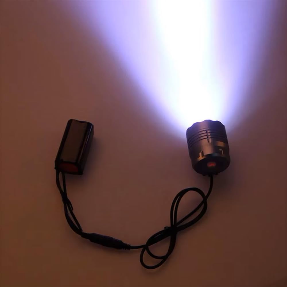 Faro Anteriore per Bicicletta da Campeggio, per Ciclismo all'aperto, Impermeabile, a LED, Torcia Frontale per Bicicletta.