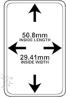 Vista 2 de Air-Tite Brand 1oz Silver Bar Capsule Holders, 5 Pack