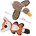 Jalousie Multipack Dog Squeaky Toys Strong Almost Indestructible, with Added Liner for Longer Play Dog Chew Toys (5 Pack Tough)