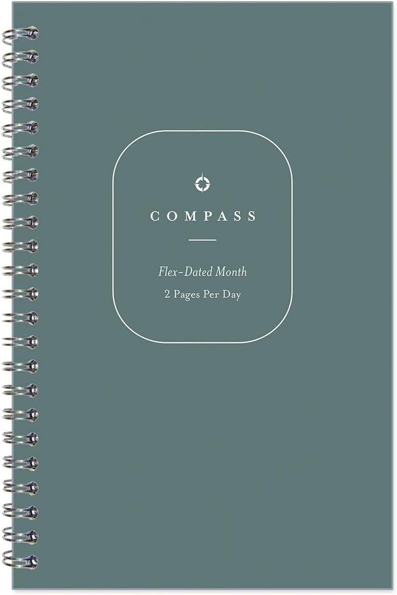 FranklinCovey - 31-Day Undated Planner | Two Pages Per Day - Wire-Bound (Classic)