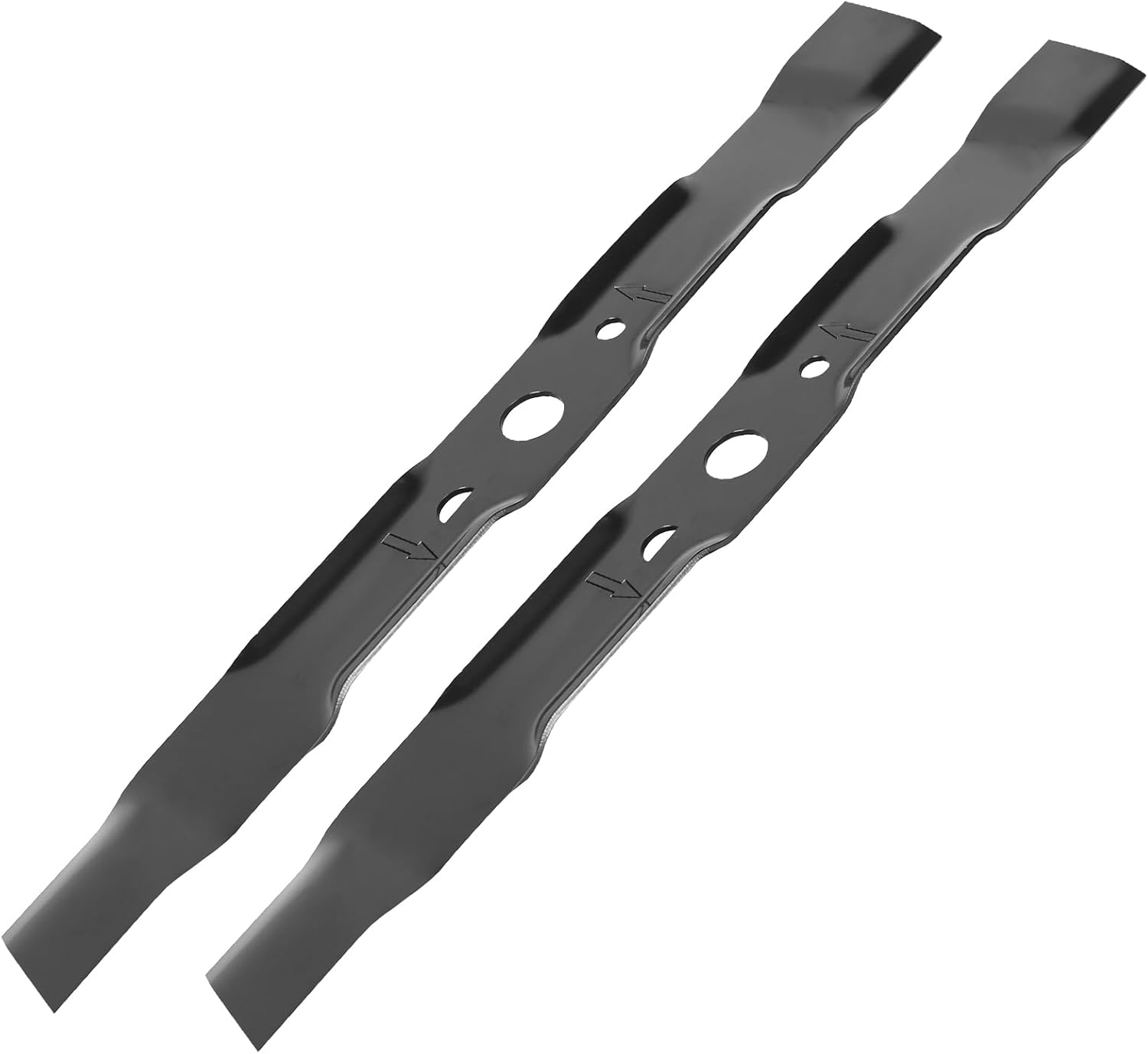 Earthtec 996516001 Mower Blades Replacement for Ryobi Lawn Tractor RY48110 RY48111 RY48112 Lawnmower Replace (2 Pcs)