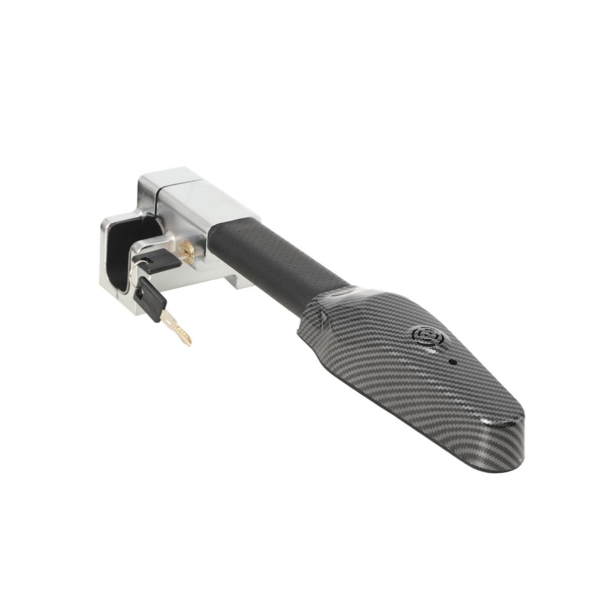 Antifurto Auto con Allarme, 130 dB Blocca Sterzo Automobile Robusto Anti furto di Sicurezza con 2 Chiavi, Universale Bloccaggio volante er Auto, Camper Camion