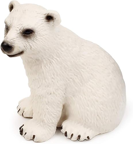 Miniatura 6 de Set de figuras de juguete de animales polares, incluye figuras de familia de osos polares y familia de pingüinos emperadores